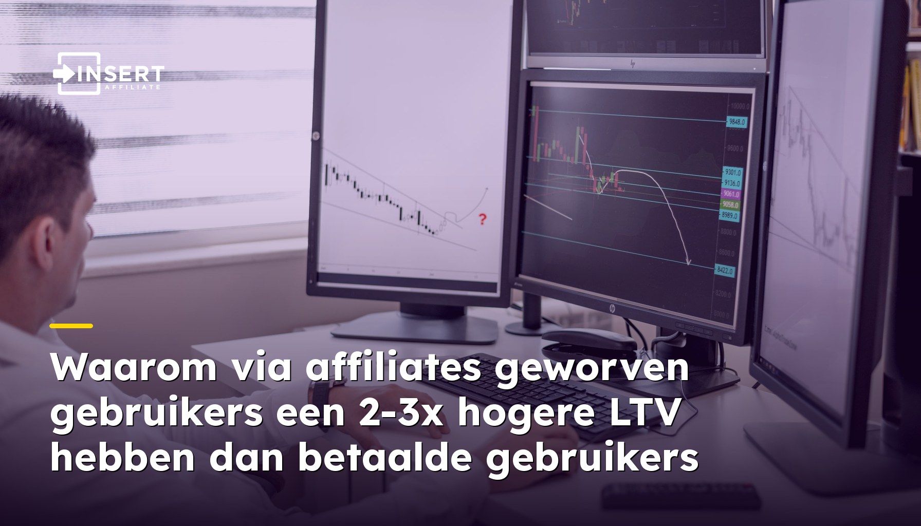Waarom via affiliates geworven gebruikers een 2-3x hogere LTV hebben dan betaalde gebruikers
