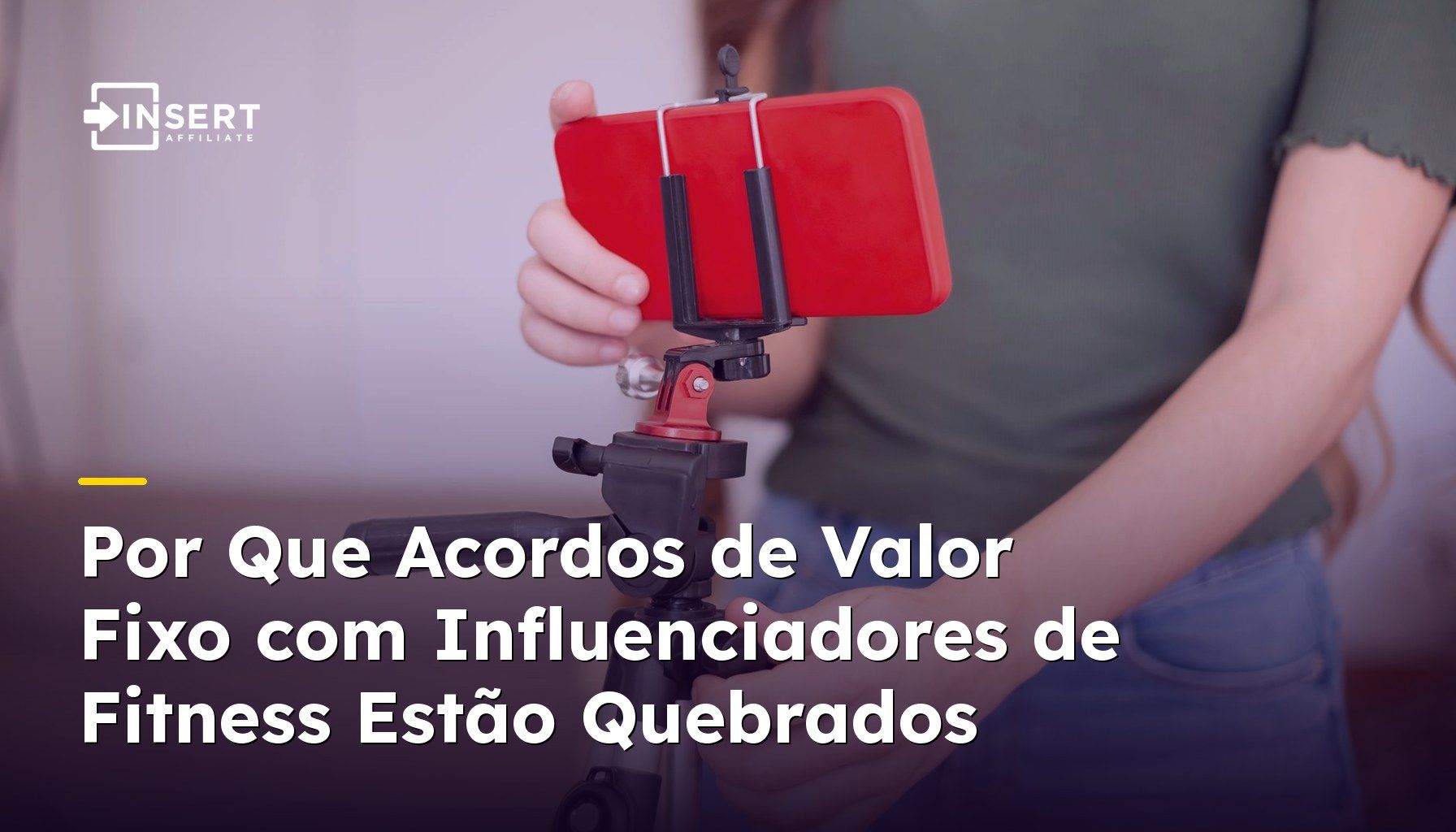 Por Que Acordos de Valor Fixo com Influenciadores de Fitness Estão Quebrados (E Como a Participação na Receita os Corrige)