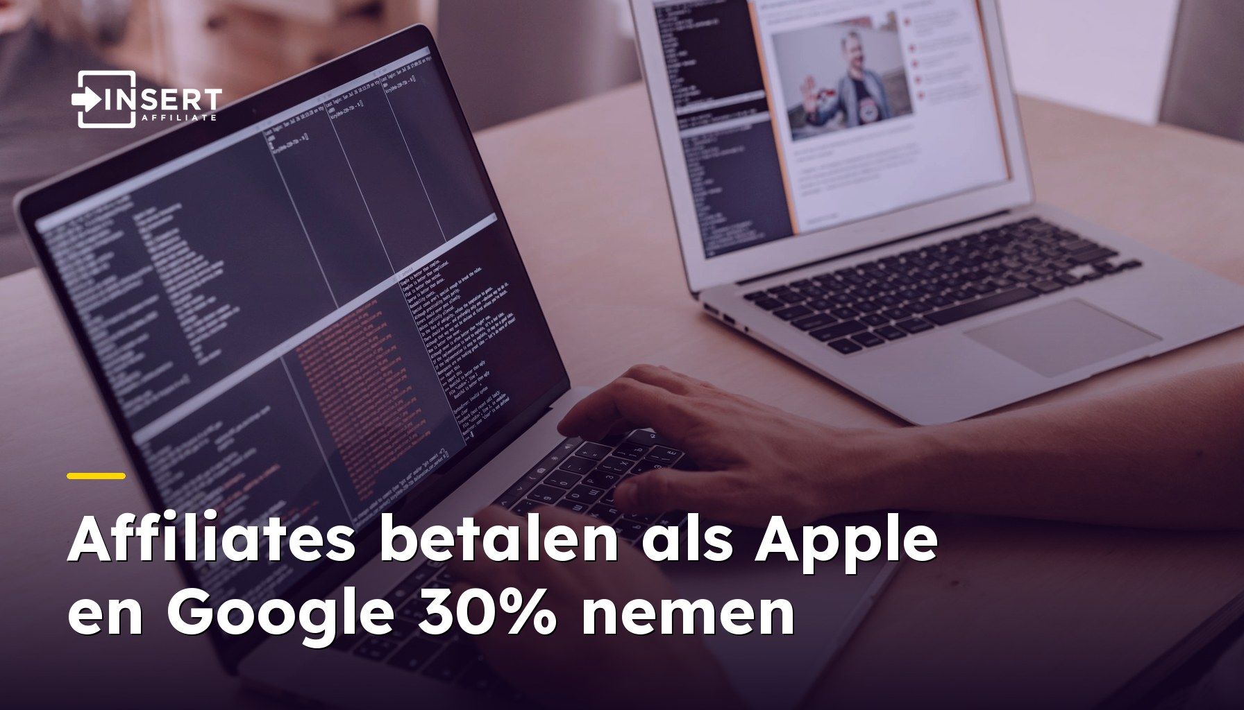 Affiliates betalen als Apple en Google 30% nemen: margeberekening voor app developers