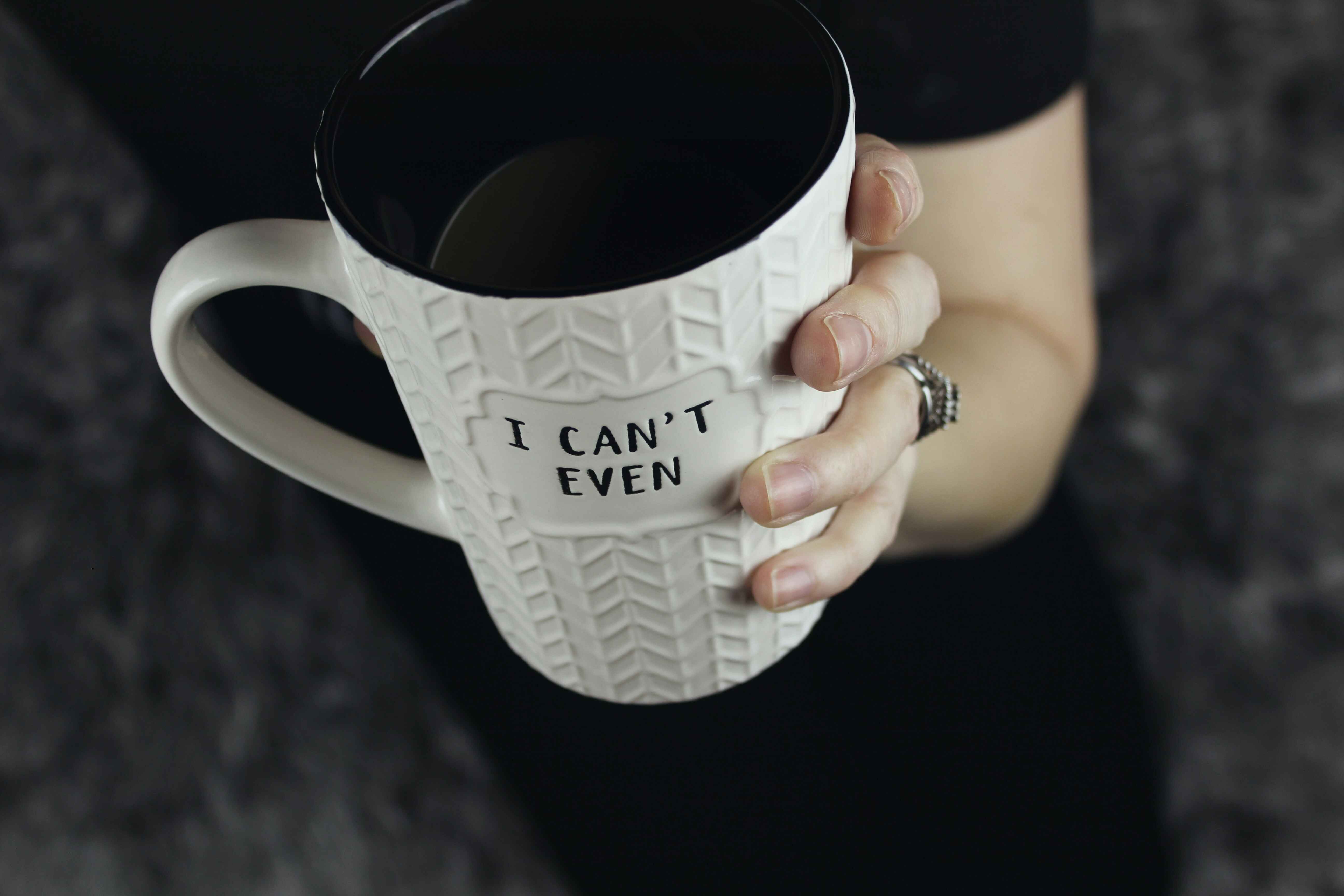 I can't even mug