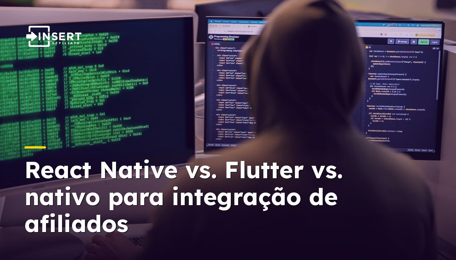 React Native vs. Flutter vs. nativo para integração de afiliados